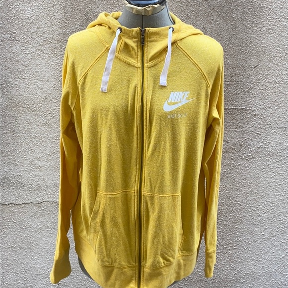 yellow sweater nike